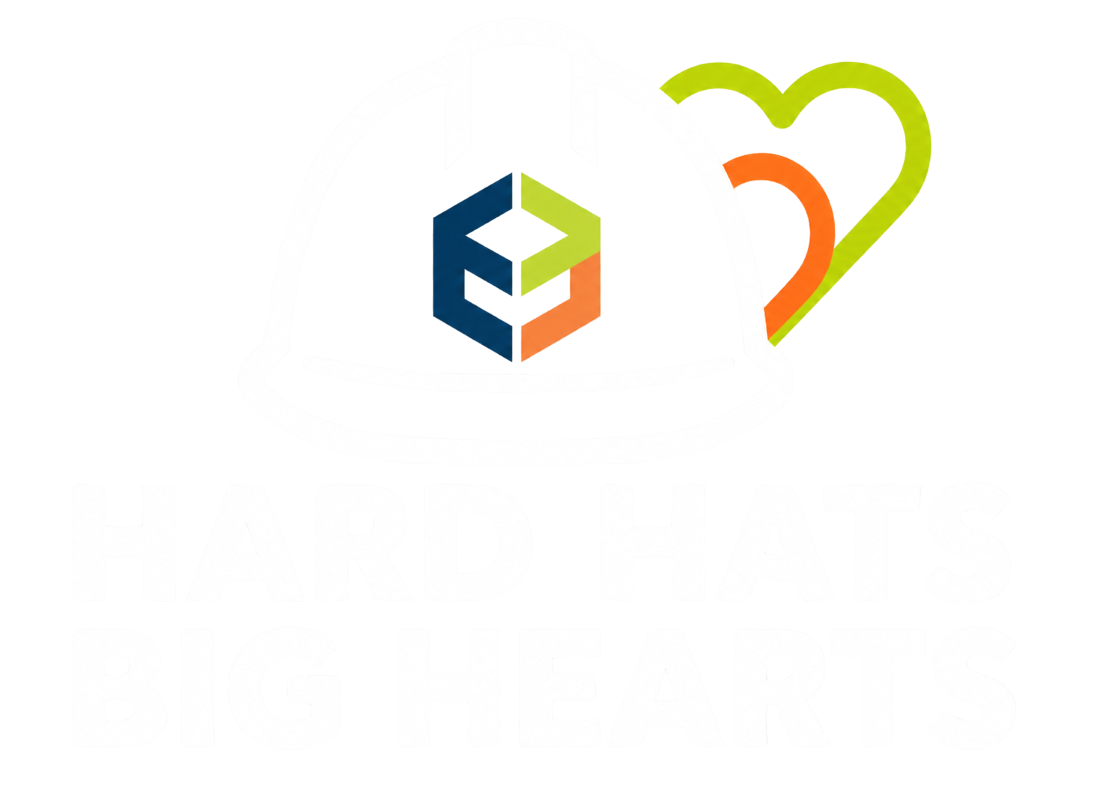 Hard Hats Big Hearts Community Program Logo
