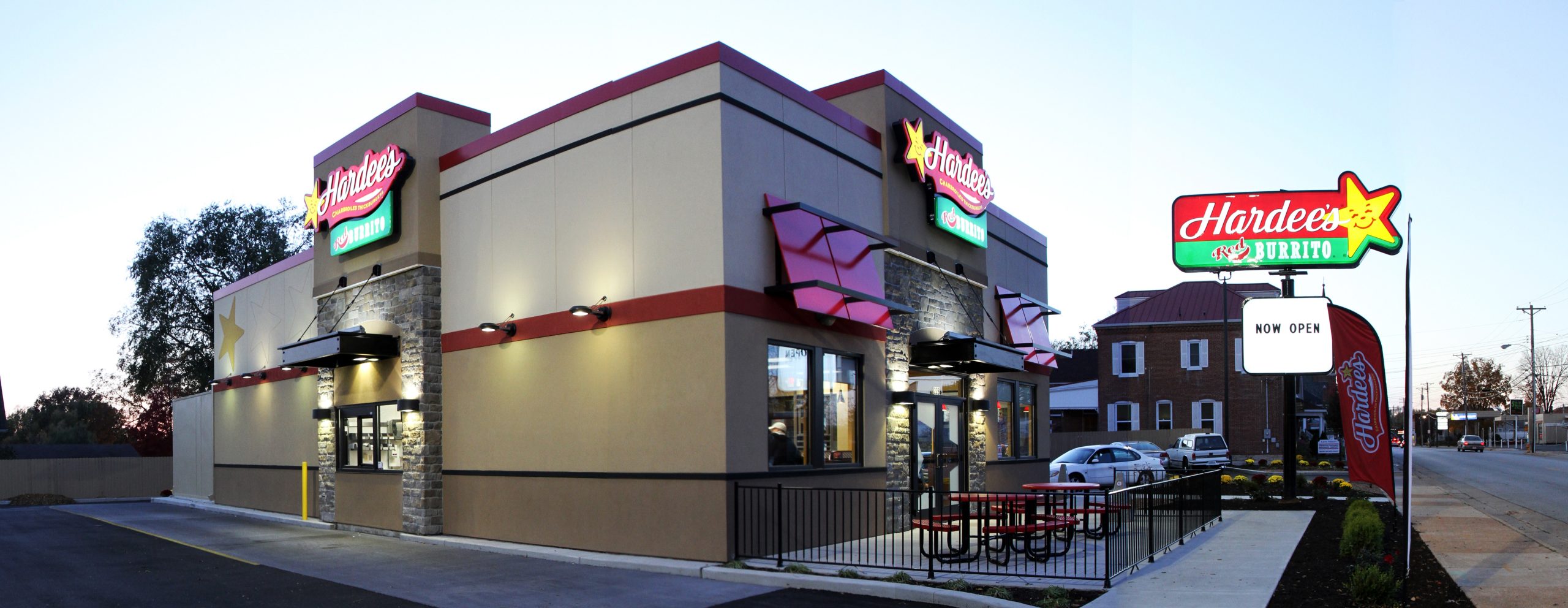 Outside of Hardee's Restaurant