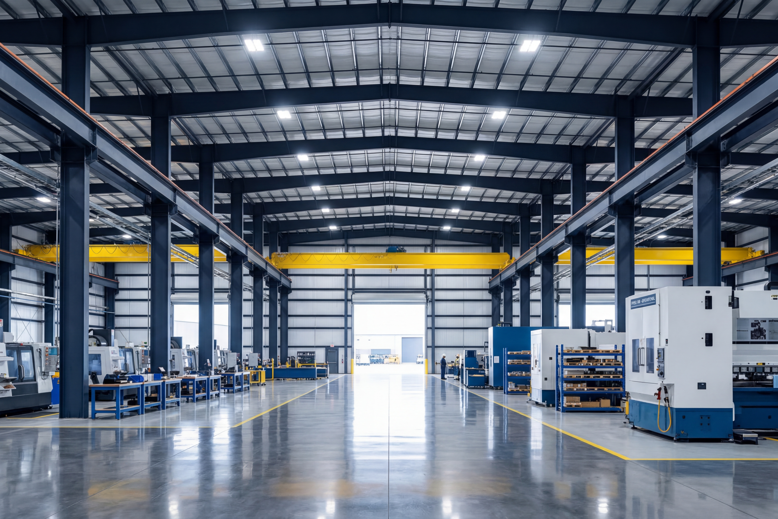 Inside of industrial facility