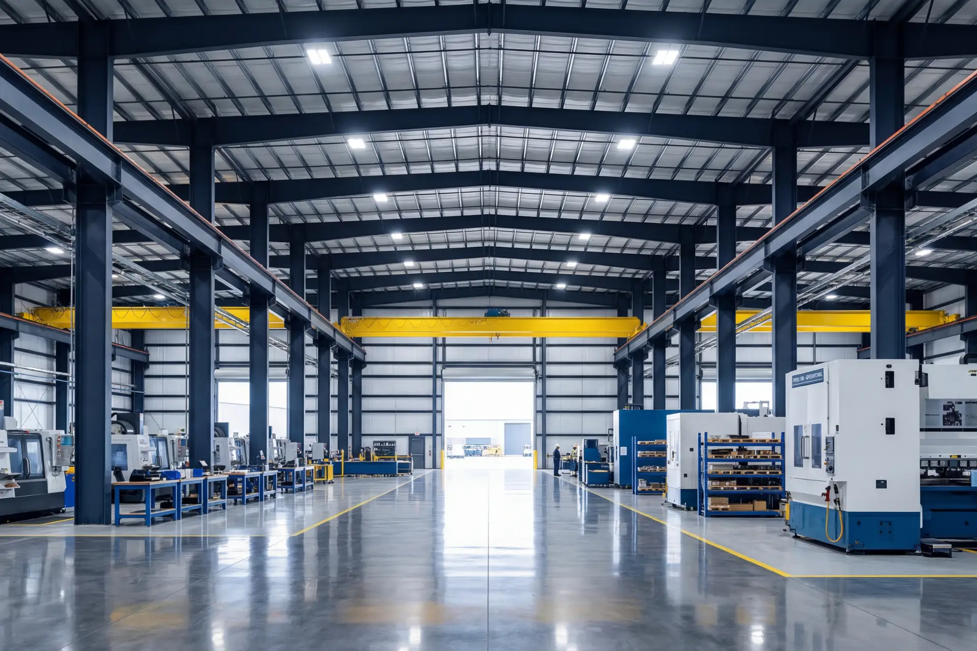 Inside of industrial facility