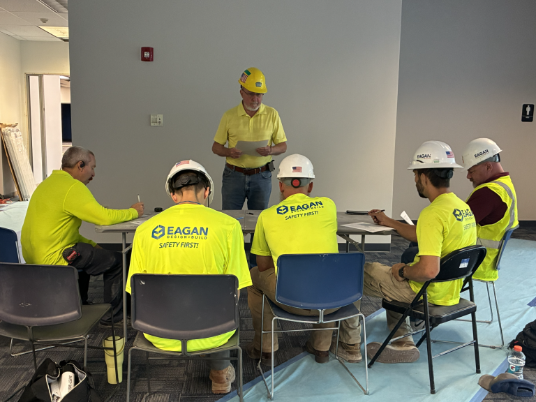 Jobsite safety training in St. Louis, Missouri.