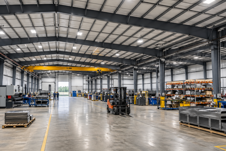 industrial manufacturing PEMB interior